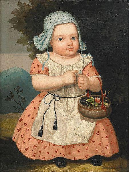 Carl Johan Sjostrand Portrait of the artist daughter China oil painting art
